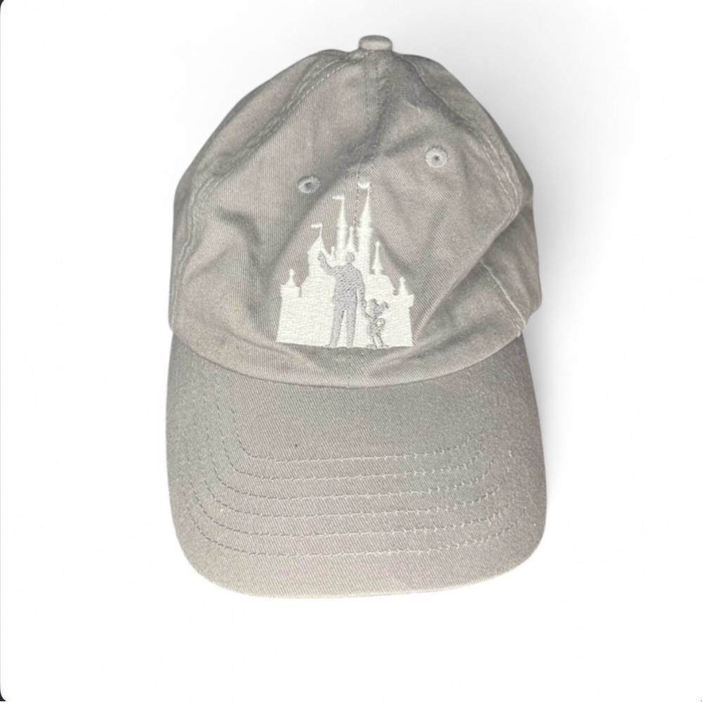 Disney Castle Dad Hat Gray Adjustable‎ One Size
